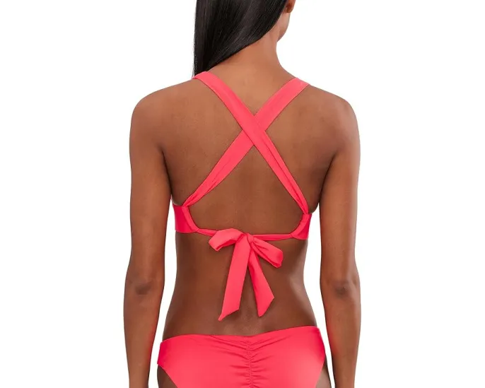 Топ BECCA Color Code Maddison с широким бандо и застежкой на спине