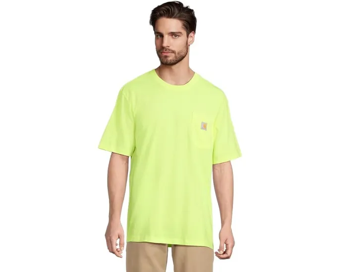 Футболка Carhartt Loose Fit Heavyweight с нагрудным карманом
