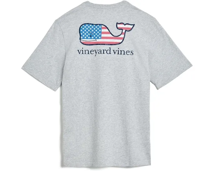 Футболка Flag Whale с коротким рукавом для детей Vineyard Vines