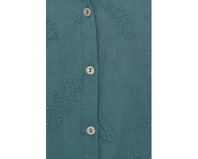 Royal Robbins Рубашка Oasis Short Sleeve с вышивкой цветочным принтом