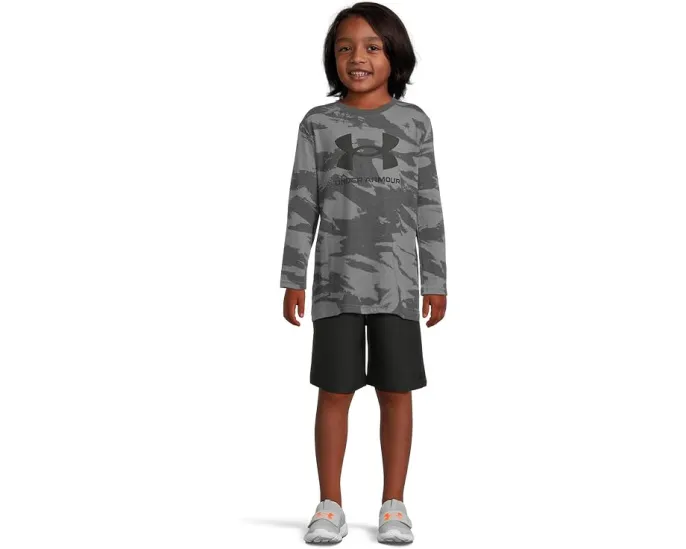 Футболка Under Armour Kids с камуфляжным принтом и мягкой текстурой