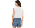 Топ Alana Madewell с кружевной шнуровкой хлопковый