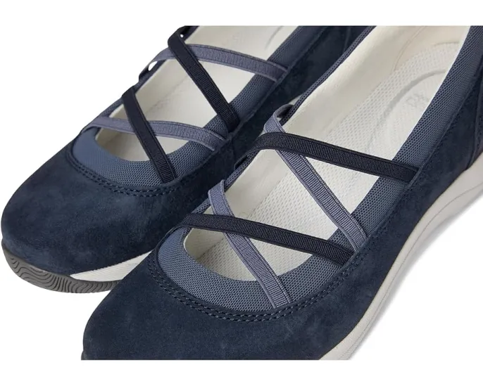 Мокасины Dansko Harper из замши с эластичными ремешками