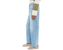 Джинсы AG Jeans Hattie High-Rise Crop Barrel с высокой посадкой и широкой штаниной