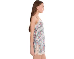 Мини-платье Wish You Were Here Mini Slipdress с цветочным принтом Free People
