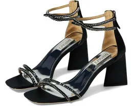 Сандалии Badgley Mischka Lillie с кристаллами на бретелях и квадратным носком