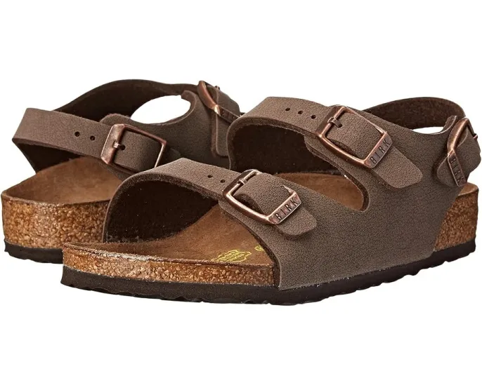 Детские сандалии Birkenstock Kids Roma с пробковой стелькой и регулируемыми ремешками