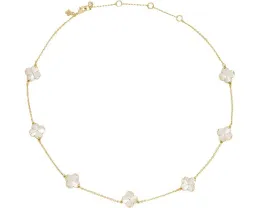 Spade Flower Scatter Necklace