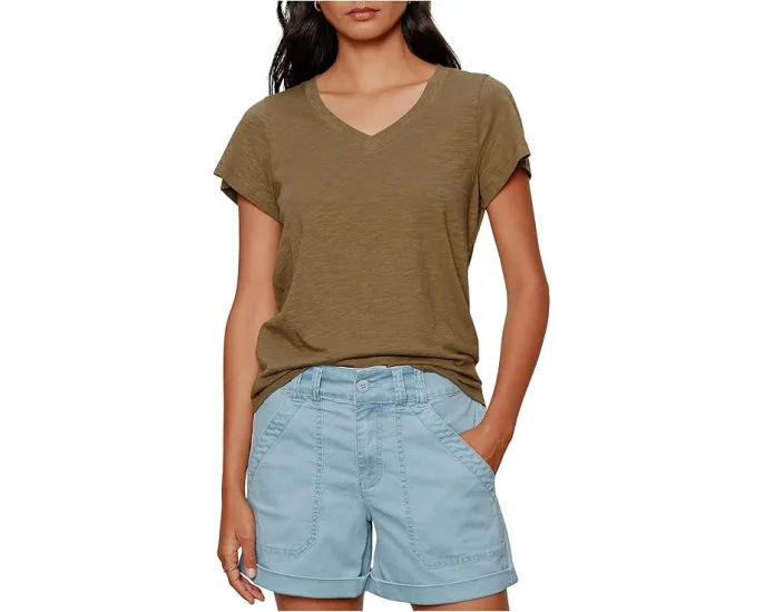 Футболка Sanctuary Soft V-Neck из пима-хлопка с коротким рукавом