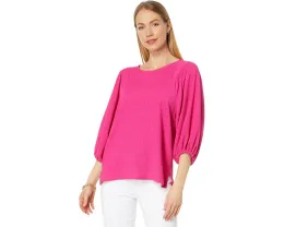 Топ с пышными рукавами Puff Sleeve Knit Top Vince Camuto