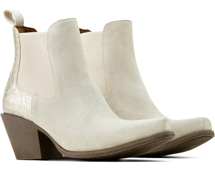 Ariat Bradley Western ботинки белые замшевые с удобной посадкой