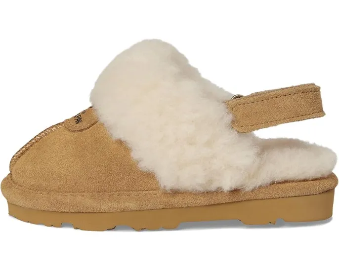 Домашние тапочки Bearpaw Kids Loki с замшевым верхом и подкладкой из смесовой шерсти