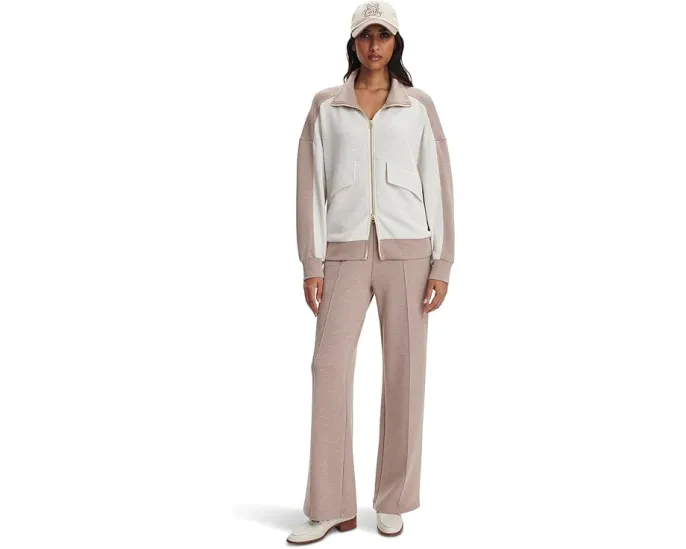 Двухцветная толстовка Varley Garcia на молнии с высоким воротником