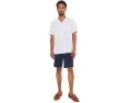 Vineyard Vines рубашка Cabana из текстурированного льна Sparkler Stripe с коротким рукавом