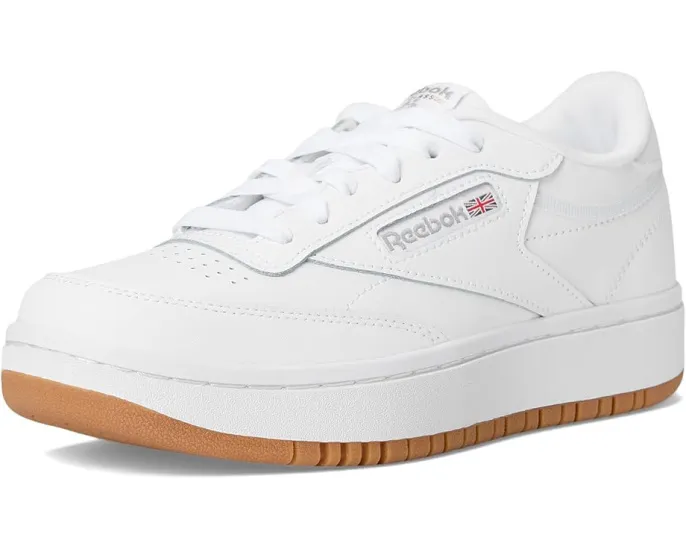 Детские кроссовки Reebok Club C Double с верхом из синтетической кожи и текстиля