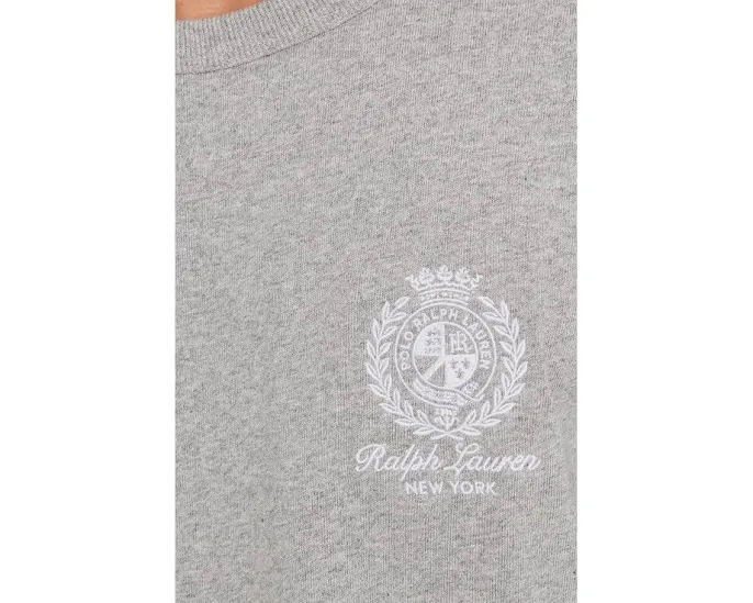Свободная футболка Polo Ralph Lauren с принтом из джерси