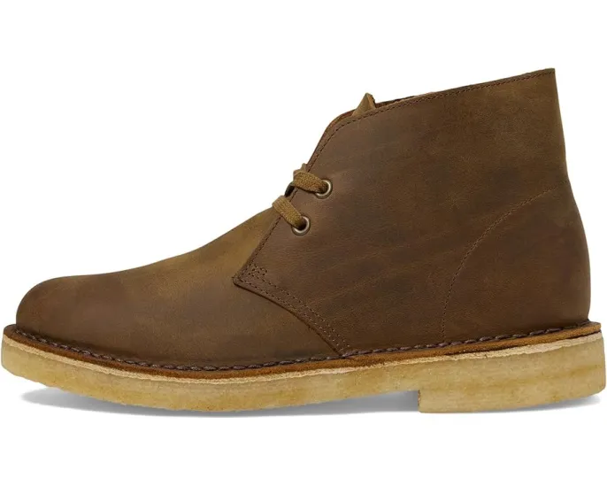 Clarks ботинки Desert Boots из замши с подошвой из натурального крепа