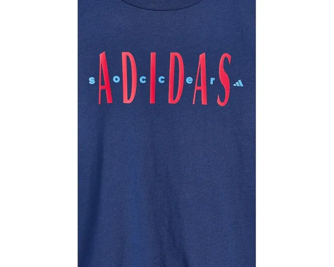 Футболка adidas Kids Adidas Soccer с принтом Lineage из мягкого хлопкового джерси