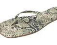 Сандалии TKEES Square Toe Exotics с принтом под кожу змеи