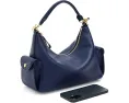 Маленькая плечевая сумка Lauren Ralph Lauren из мягкой кожи наппа
