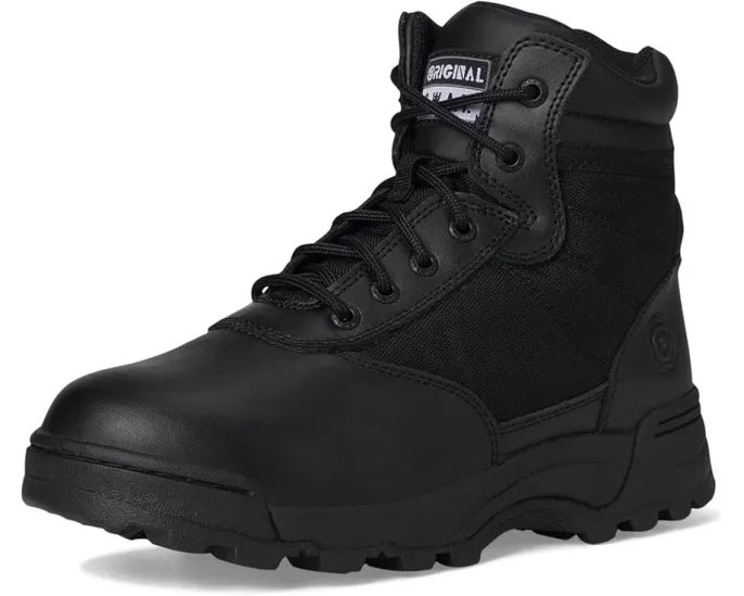 Ботинки Original S.W.A.T. Classic 6 дюймов с боковой молнией и традиционной шнуровкой