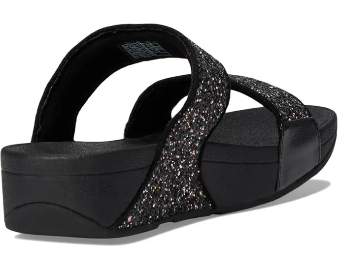 FitFlop слайды Lulu Multi-Tonal Glitter с микроволокном и амортизацией