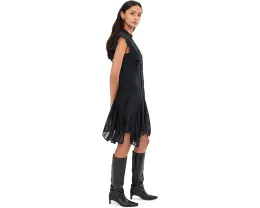 Платье AllSaints Fleur Texture с плиссированной юбкой