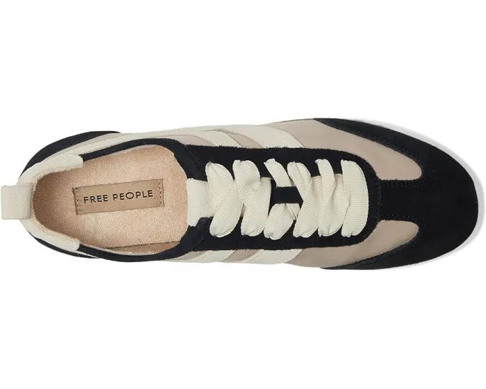 Кроссовки Aces Tennis с замшевыми вставками и атласными шнурками Free People