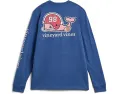 Футболка Vineyard Vines с китом и футбольным сюжетом для мальчиков