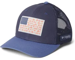 Кепка Columbia PFG Fish Flag Snapback из полиэстера с сетчатой спинкой