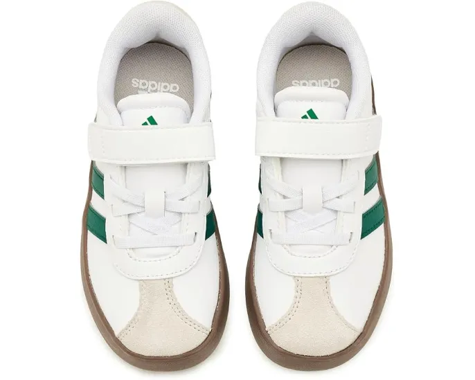 Кеды Adidas VL Court 3.0 на шнурках с липучкой для детей