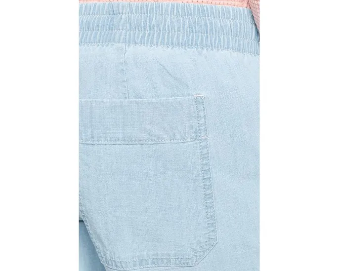 Широкие брюки L.L.Bean Lakewashed с поясом на резинке и расслабленным кроем