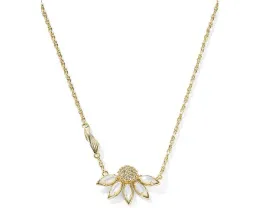 Подвеска Kendra Scott Anya Flower Short с цветочным узором