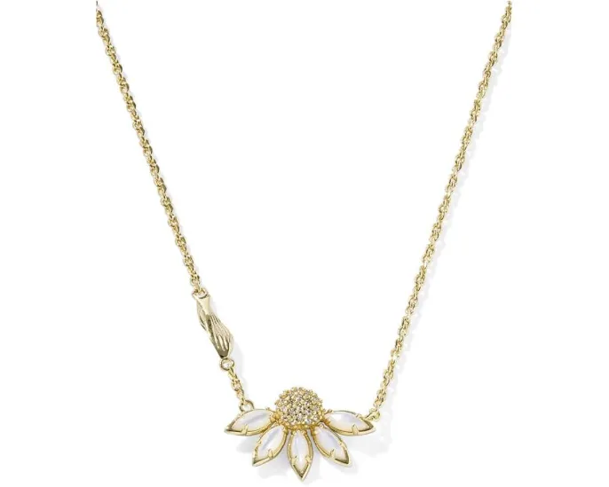 Подвеска Kendra Scott Anya Flower Short с цветочным узором