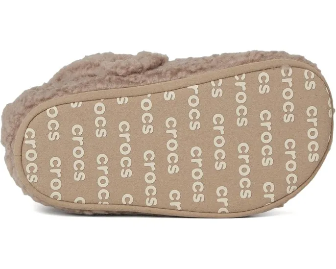 Уютные тапочки Crocs Classic Cozzzy с искусственным мехом и противоскользящей подошвой