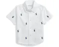 Короткая рубашка поло из оксфорда с пони Polo Ralph Lauren Kids для младенцев