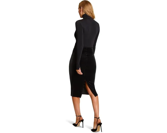 Юбка миди Commando из вельвета с разрезом