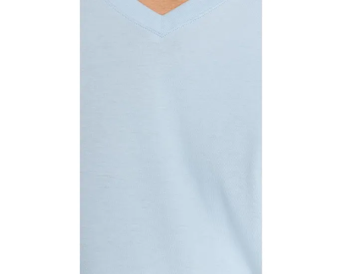 Футболка Hanro Living с V-образным вырезом и коротким рукавом