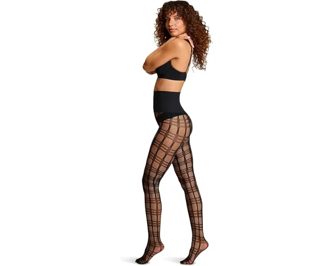 Commando сетчатый топ в клетку с эффектом прозрачности