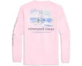 Футболка Vineyard Vines с длинным рукавом и принтом спортивной рыбалки