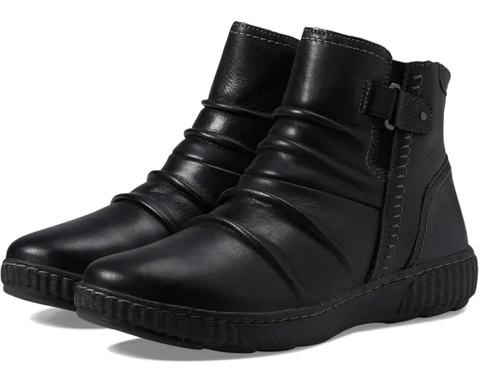 Ботильоны Clarks Caroline Orchid на рисовой подошве с круглым носком и молнией сзади