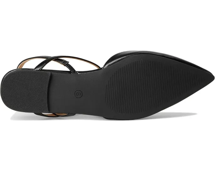 Балетки Martine с застежкой на пряжку и заостренным носком