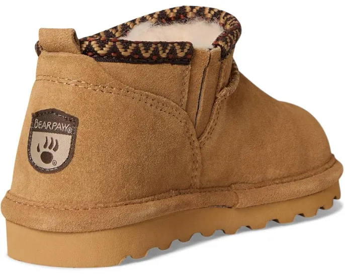 Детские короткие сапожки Bearpaw Kids Super Shorty Deco с защитой Bearcoat