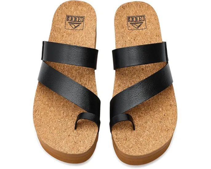 Сланцы Reef Vista Hi Layla с асимметричными ремешками и стелькой Vista