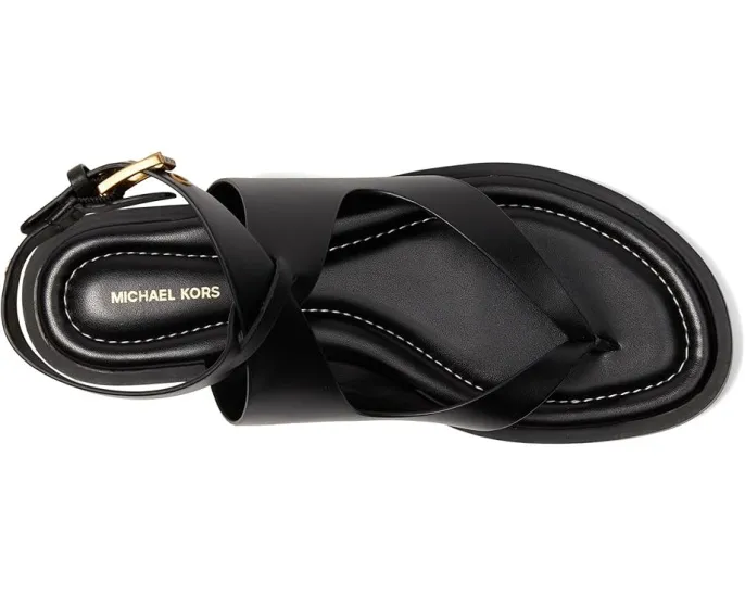 MICHAEL Michael Kors сандалии Irene Flat Thong с ремешком и плетеным верхом