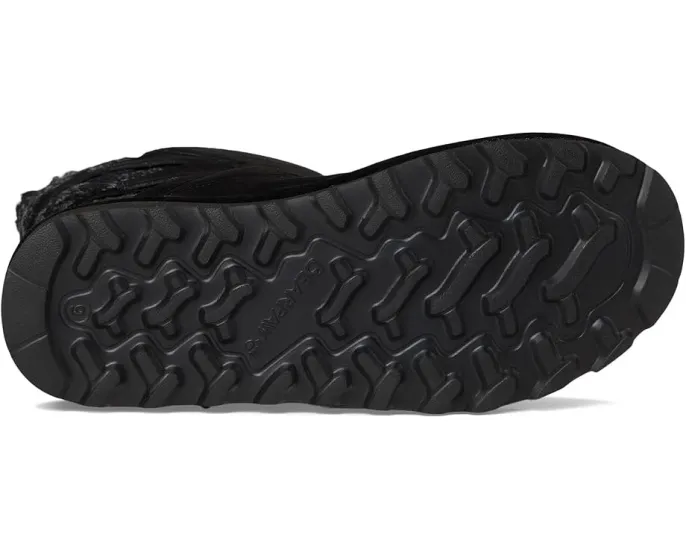 Зимние угги Bearpaw Jenni из замши с меховой отделкой и декоративной пряжкой
