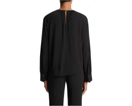 Винс Блуза Soft Gathered Blouse с мягкой драпировкой и воротником
