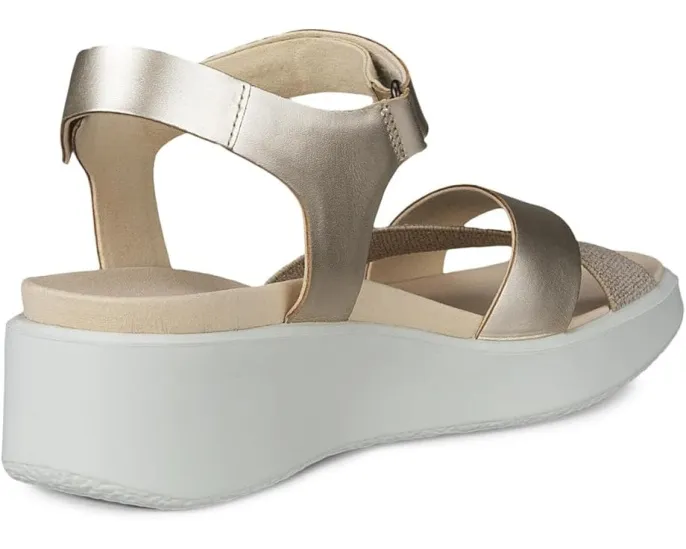 Сандалии ECCO Flowt Wedge Luxury Crossband с клиновидным каблуком и регулируемой лодыжечной лямкой