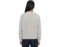 Уютный свитер Madewell Stevie с воротником-гольф из меланжевой хлопковой пряжи