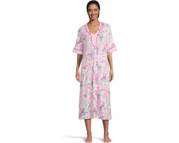 Кафтан Tommy Bahama для женщин с цветочным принтом и V-образным вырезом